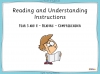 Reading and Understanding Instructions - Year 3 and 4 Teaching Resources (slide 1/51)